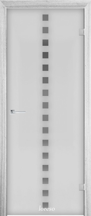 drzwi ze szkła mlecznego stylizowane