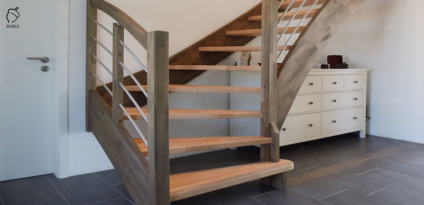 schody policzkowe drewniane
